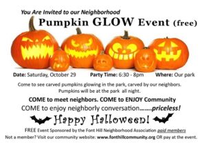 pumpkin glow flyer
